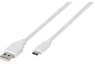 VIVANCO USB-C naar USB-A-kabel 1.2m Wit