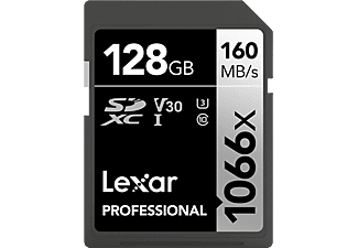 LEXAR 128GB Professional 1066x SDXC™ UHS-I, 160MB/s okuma 120MB/s yazma C10 V30 U3 Hafıza Kartı