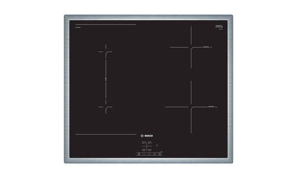 BOSCH HND616LS66 Serie 6 (Backofen), Serie 4 (Kochfeld), Einbauherdset (Induktionskochfeld, A, 71 l)