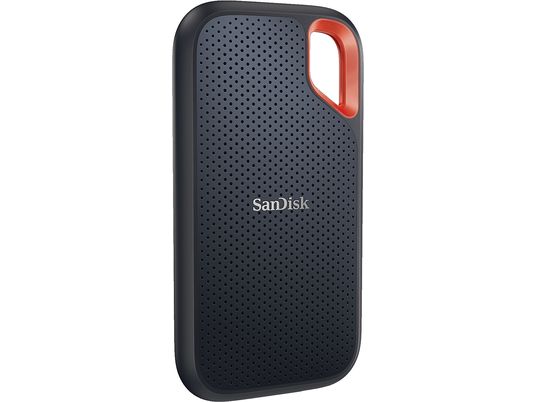 SANDISK Extreme Portable SSD V2 - Disque dur (SSD, 500 GB, Gris/Orange)