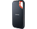 SANDISK Extreme Portable V2 - Festplatte (SSD, 500 GB, Schwarz/Orange)