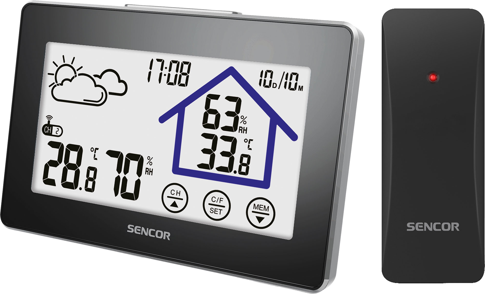 SENCOR SWS 2999 Meteorológiai állomás