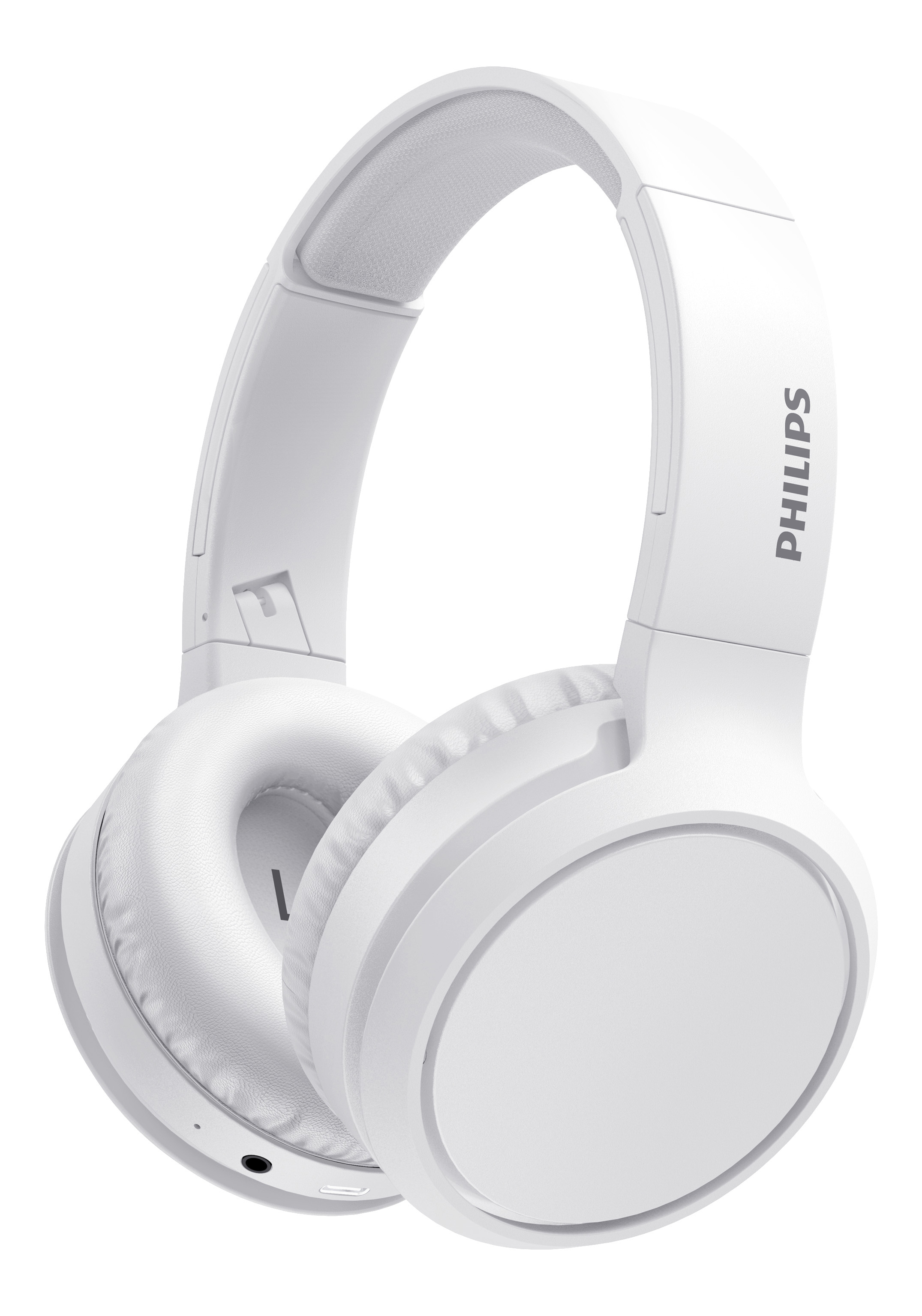 PHILIPS TAH5205WT/00, Over-ear Kopfhörer Bluetooth Weiß