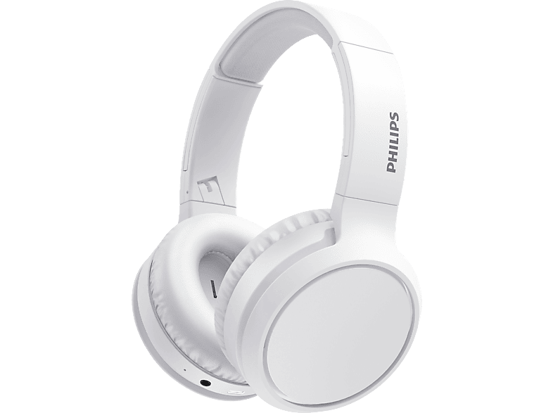 PHILIPS TAH5205WT/00, Over-ear Weiß Bluetooth Kopfhörer