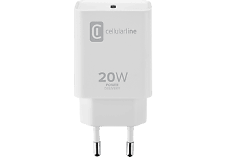 CELLULARLINE ACHIPHUSBCPD20WW - USB-C Ladegerät (Weiss)