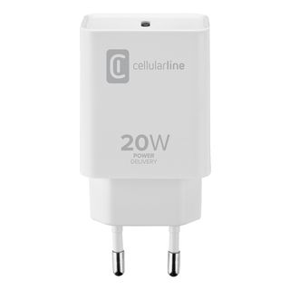 CELLULAR LINE ACHIPHUSBCPD20WW - Caricatore USB-C (Bianco)