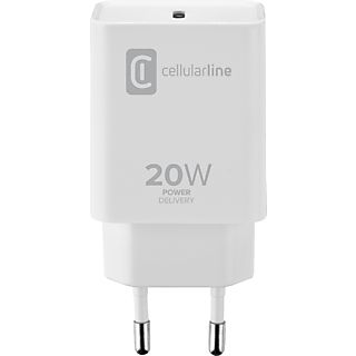 CELLULAR LINE ACHIPHUSBCPD20WW - Chargeur USB-C (Blanc)