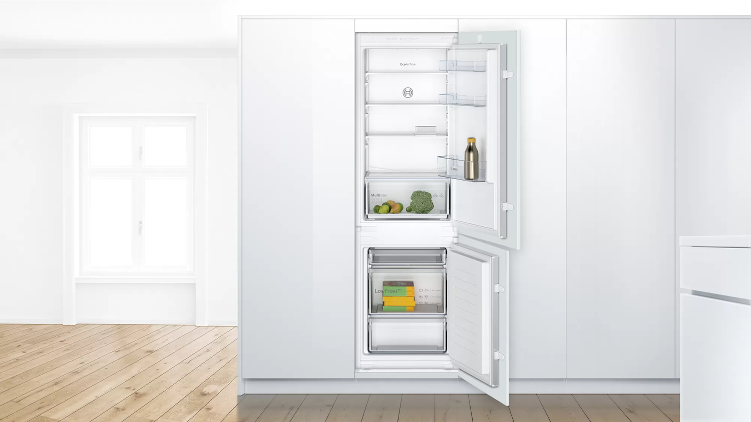 BOSCH KIV865SF0 Serie2 Beépíthető kombinált hűtőszekrény