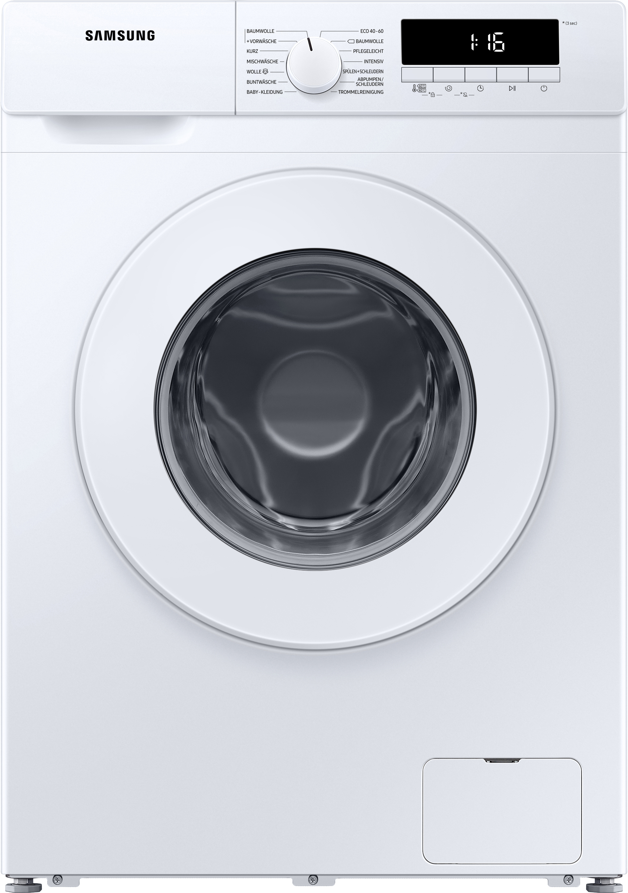 (7 1400 D) SAMSUNG Waschmaschine U/Min., kg, WW70T304PWW/EG