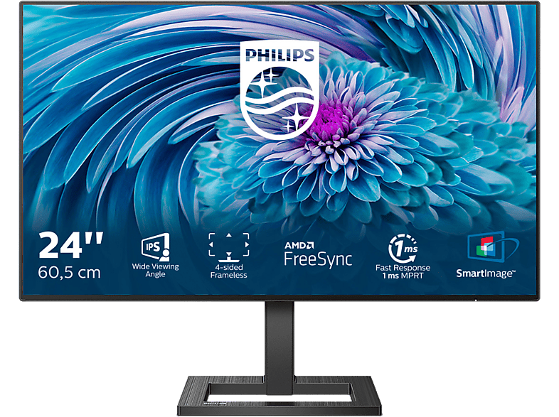 Reaktionszeit, Full-HD Zoll PHILIPS 242E2FA (1 Monitor 24 Hz) ms 75