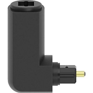 HAMA Adapter ODT Toslink IN - Out Goud 90° Zwart (205177)