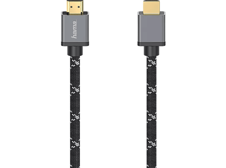 Hama Câble Hdmi Ultra High-speed 8k 2 M Gris (205239)