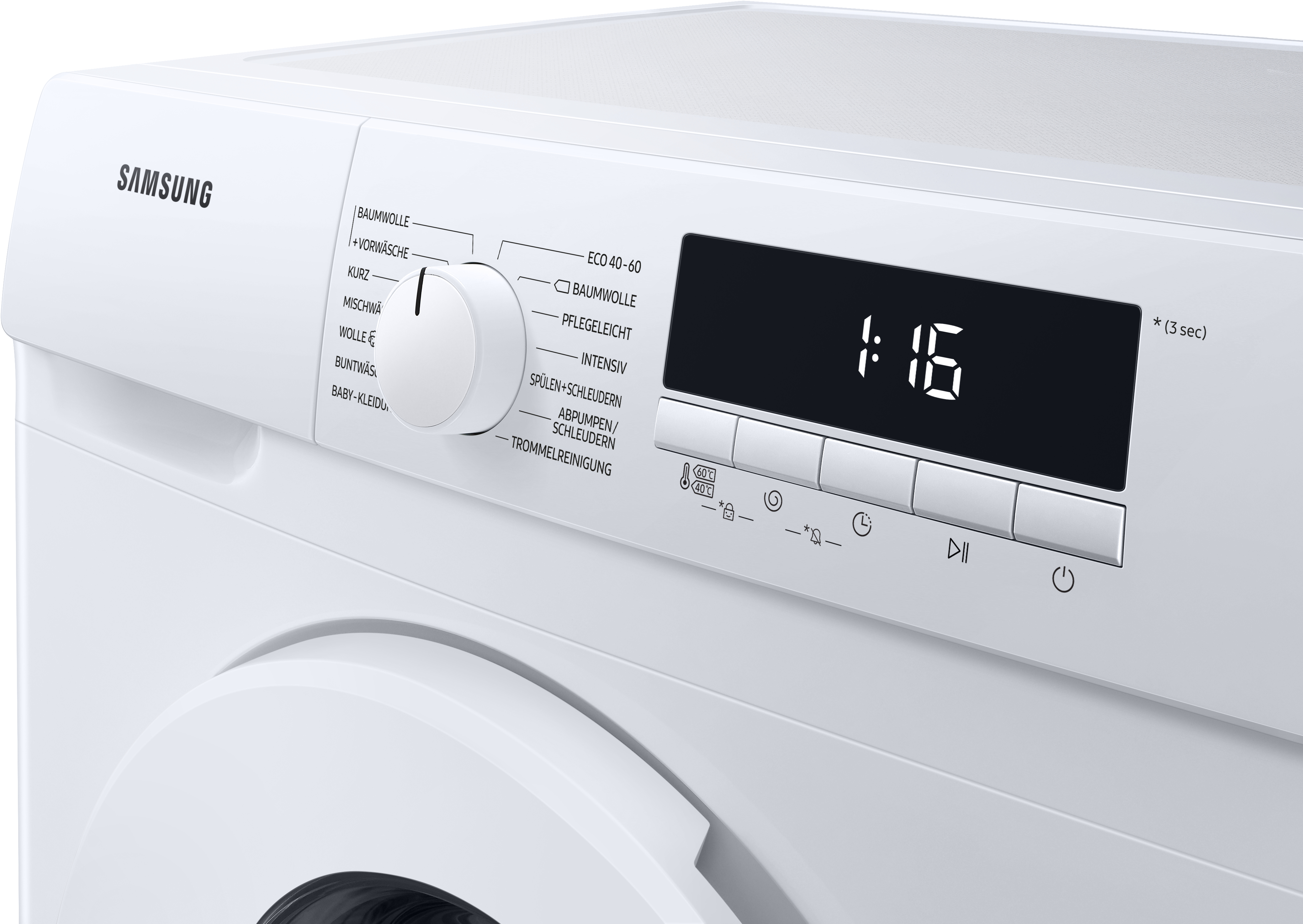 SAMSUNG WW81T304PWW/EG Waschmaschine (8 kg, 1400 U/Min., D)