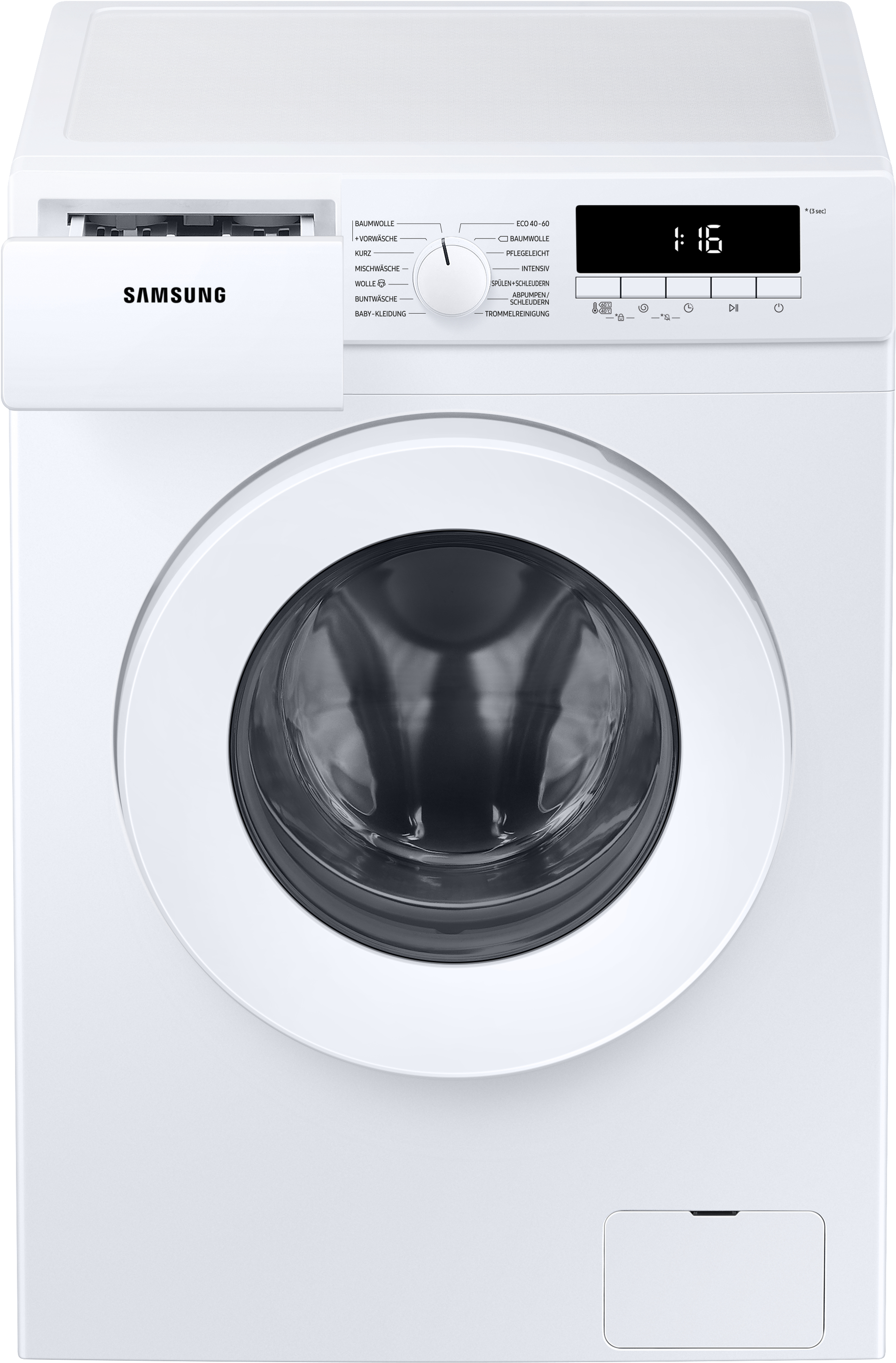 SAMSUNG WW81T304PWW/EG Waschmaschine (8 kg, 1400 U/Min., D)