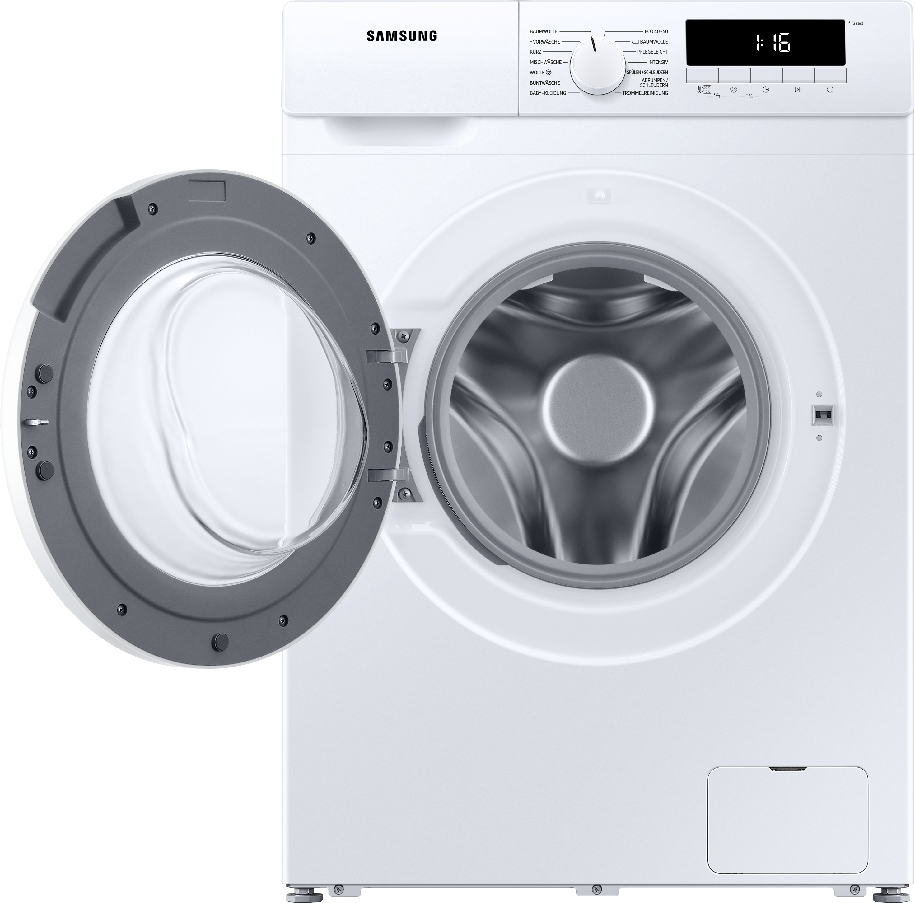 SAMSUNG WW81T304PWW/EG Waschmaschine (8 kg, 1400 U/Min., D)