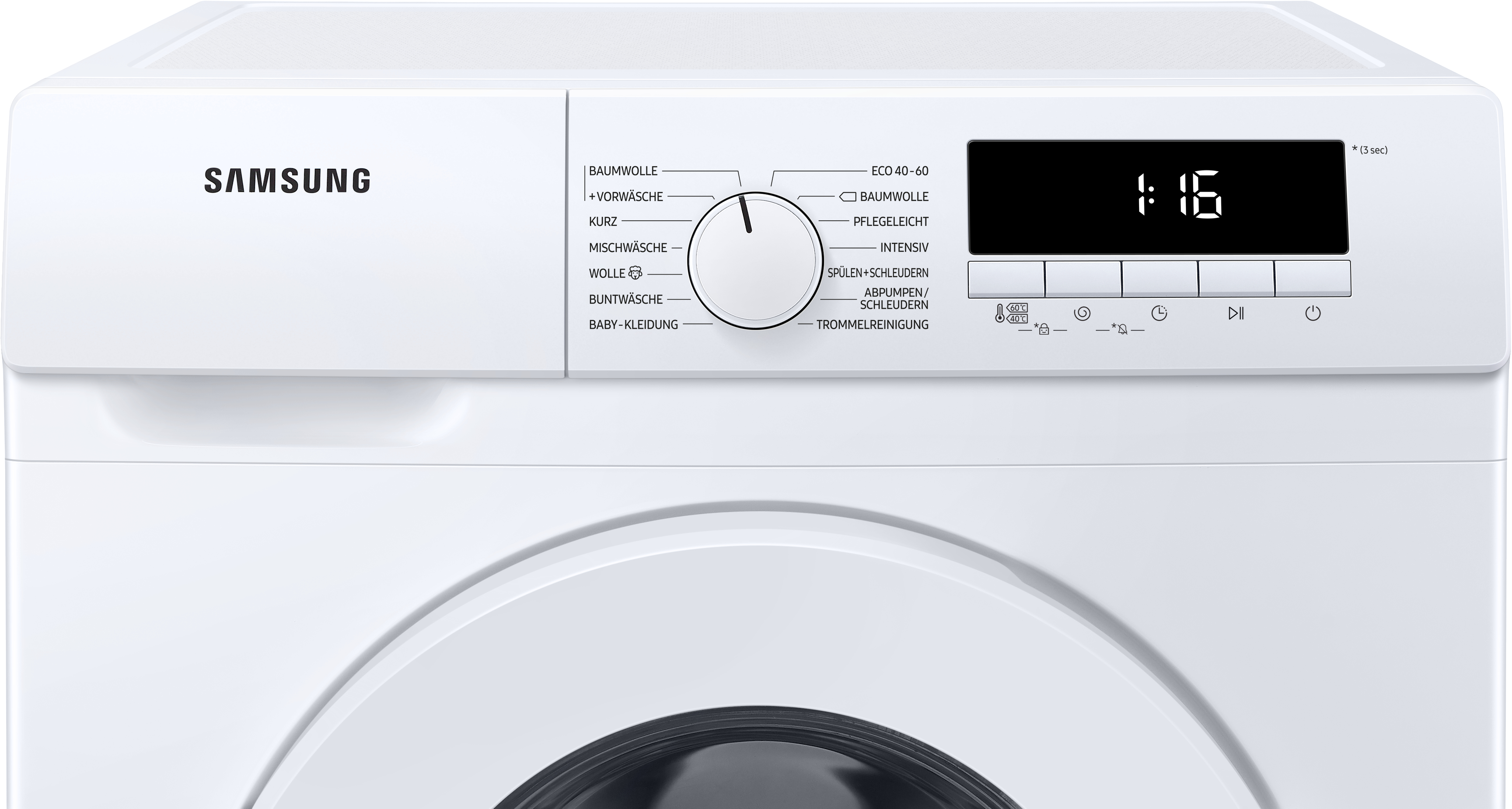 SAMSUNG WW81T304PWW/EG Waschmaschine (8 kg, 1400 U/Min., D)