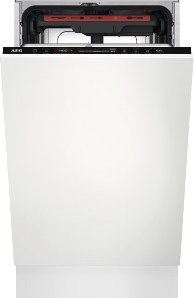 AEG FSE73507P Beépíthető keskeny mosogatógép, Quickselect, MaxiFlex fiók, 10 teríték, AirDry