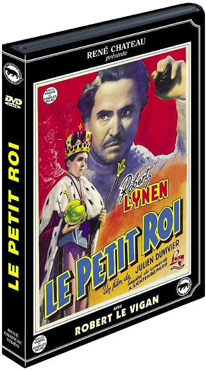 Boîtier DVD du film 'Le Petit Roi'. Il présente un homme et un enfant portant une couronne sur la couverture.