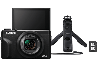 CANON PowerShot G7 X Mark III Premium Vlogger Kit - Kompaktkamera Schwarz