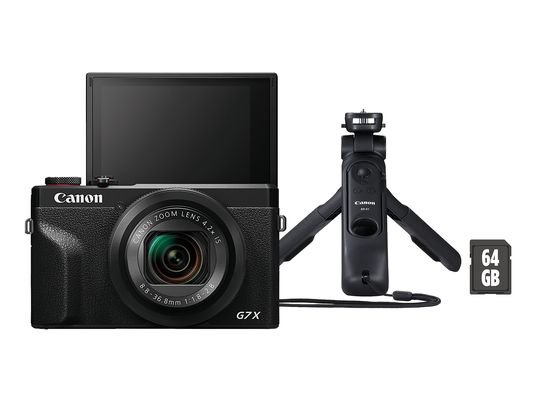 CANON PowerShot G7 X Mark III kit vlogger premium - Appareil photo compact Noir