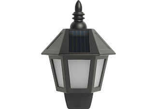 GARDEN OF EDEN 11244 2 az 1-ben LED-es szolár fali lámpa lánghatással, hidegfehér, 28x19,5x9,6cm