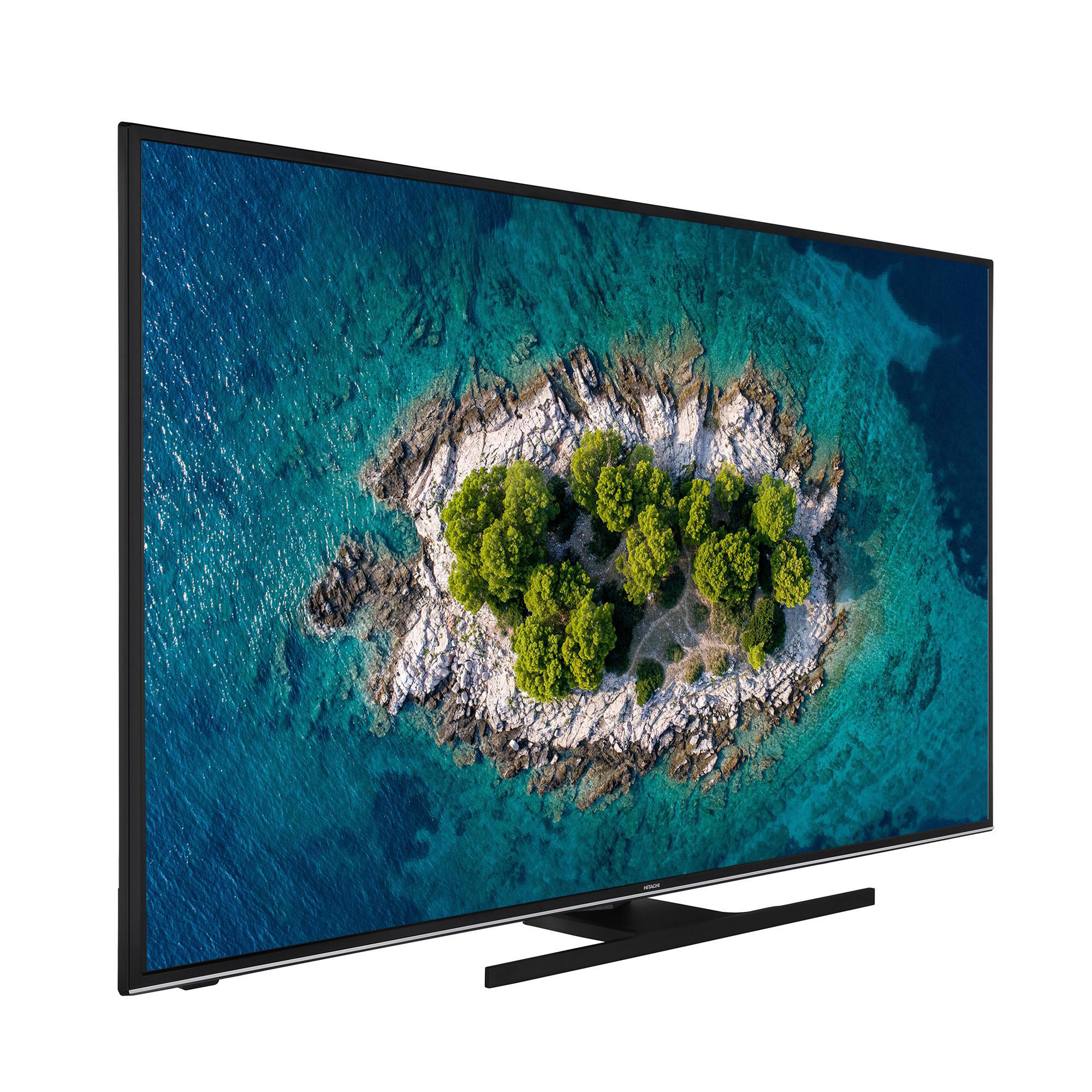 HITACHI U55K6100 LED TV (Flat, 55 Zoll / 139 cm, UHD 4K, SMART TV, Linux)