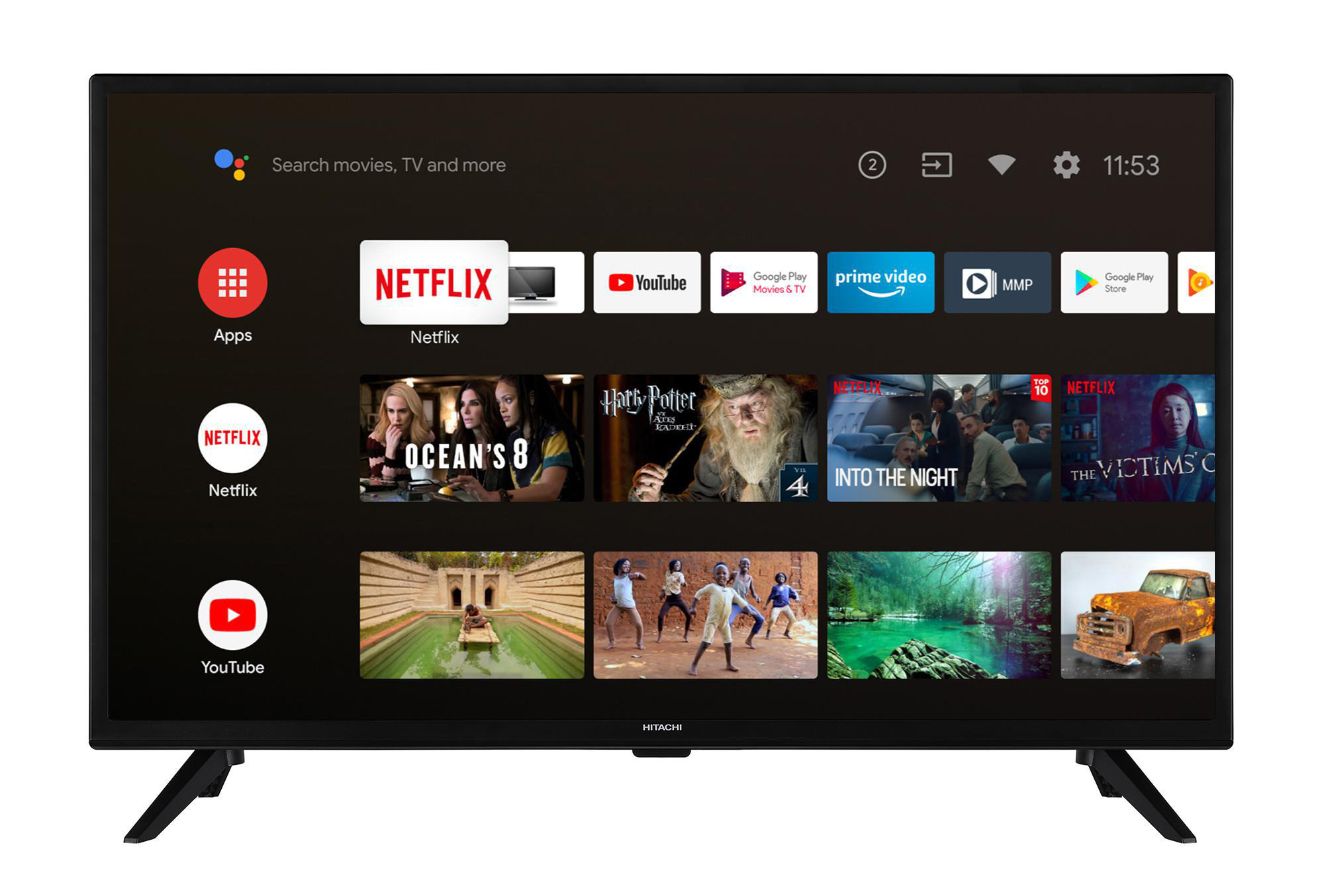 TV 32 Android) TV, 80 Zoll / HITACHI (Flat, SMART Full-HD, cm, FA32E4250 LED