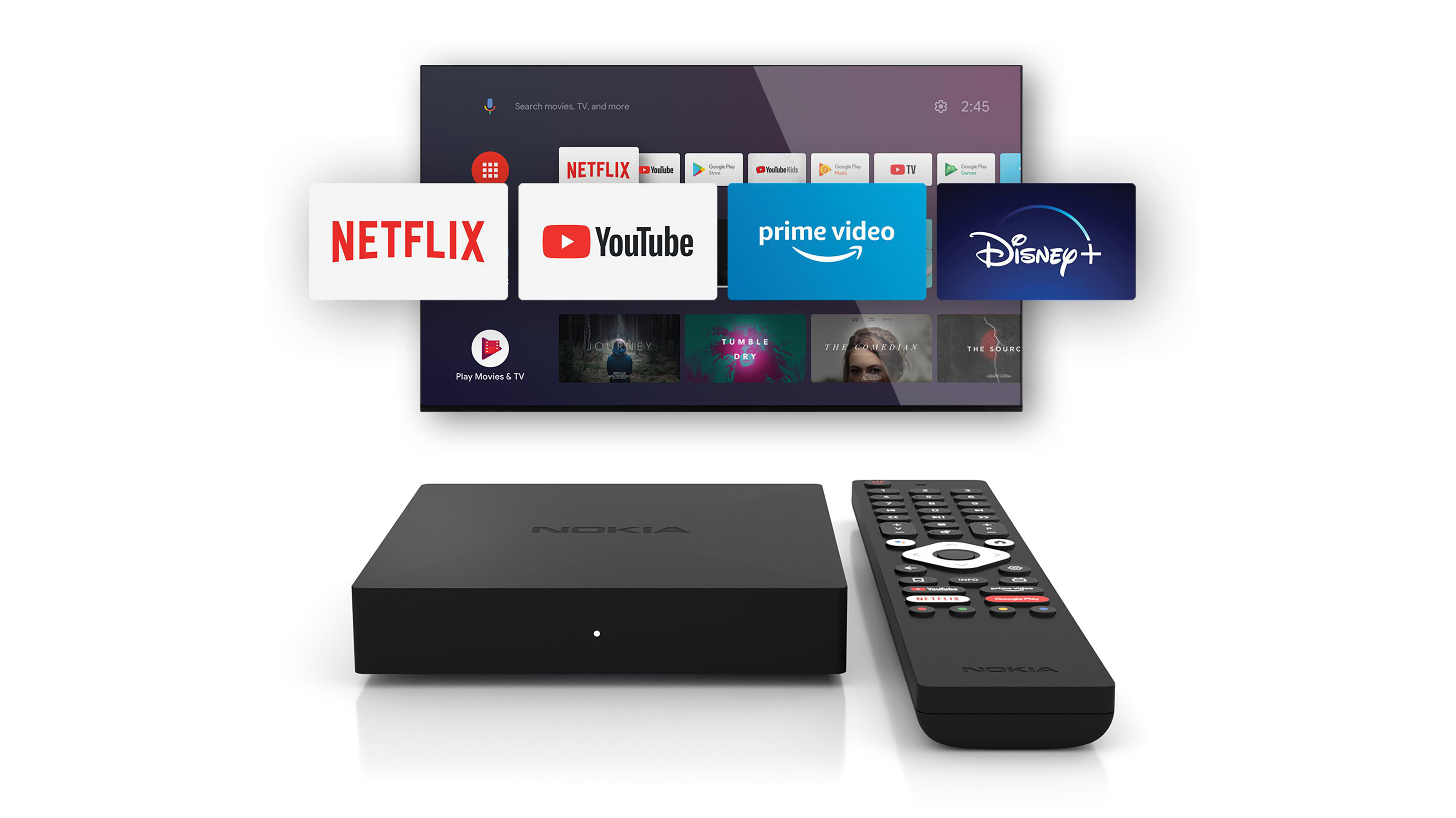 NOKIA Streaming Box 8000 Media Streaming 8 GB, Schwarz