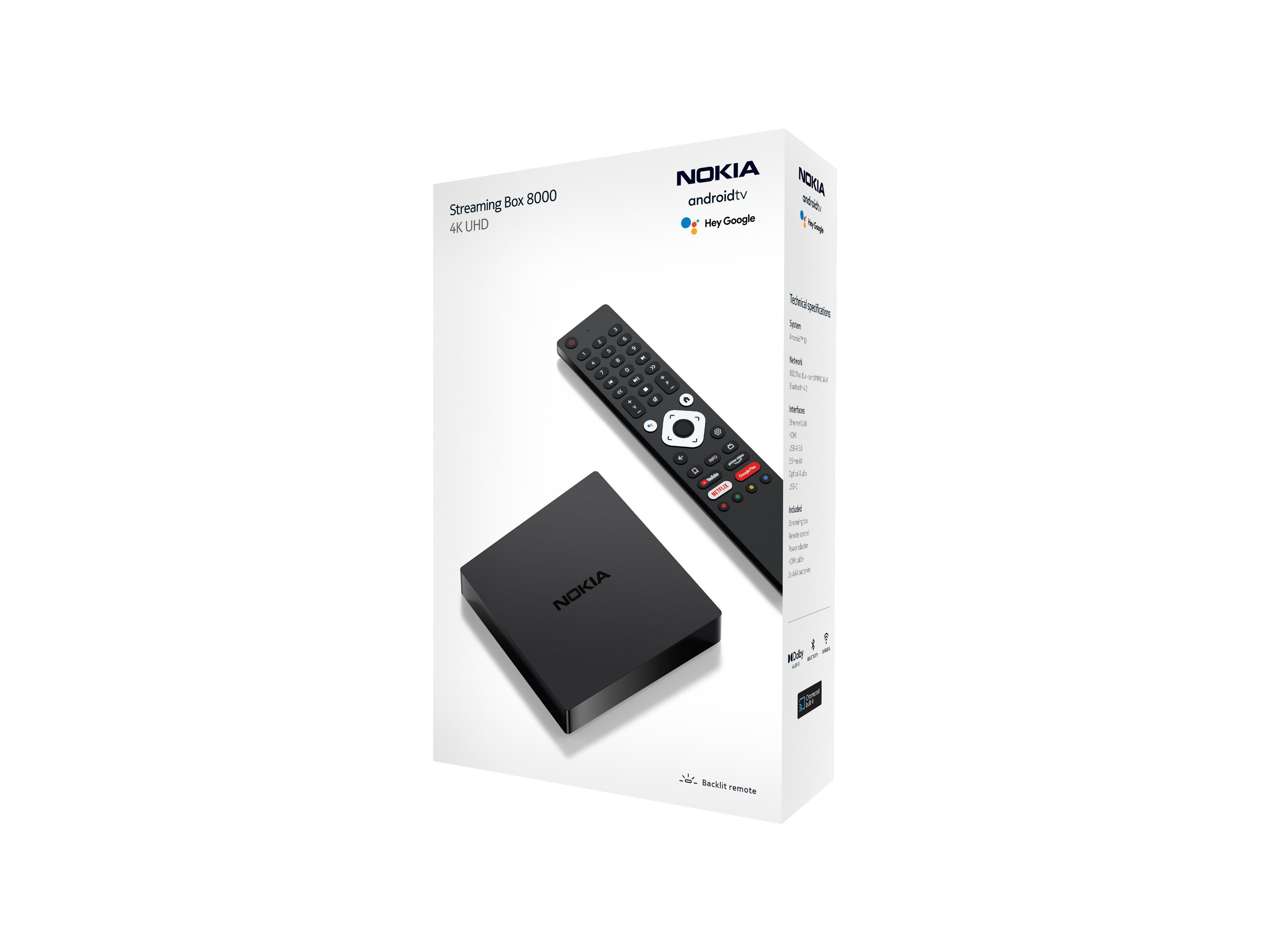 NOKIA Streaming Box 8000 Media Streaming 8 GB, Schwarz
