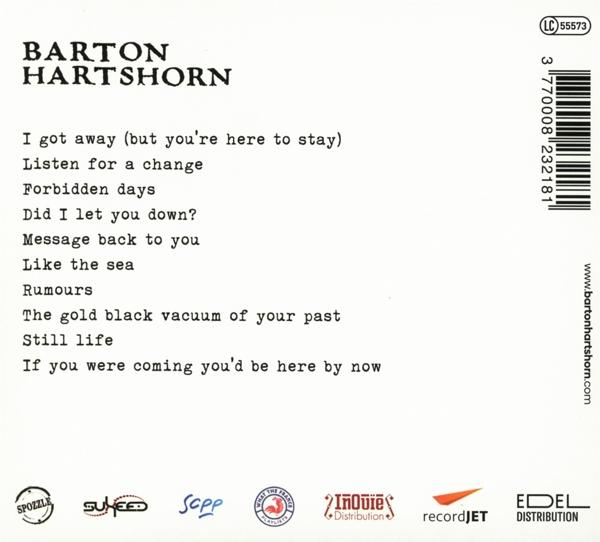 Barton Hartshorn - Not What I Expected To Hope For  - (CD)