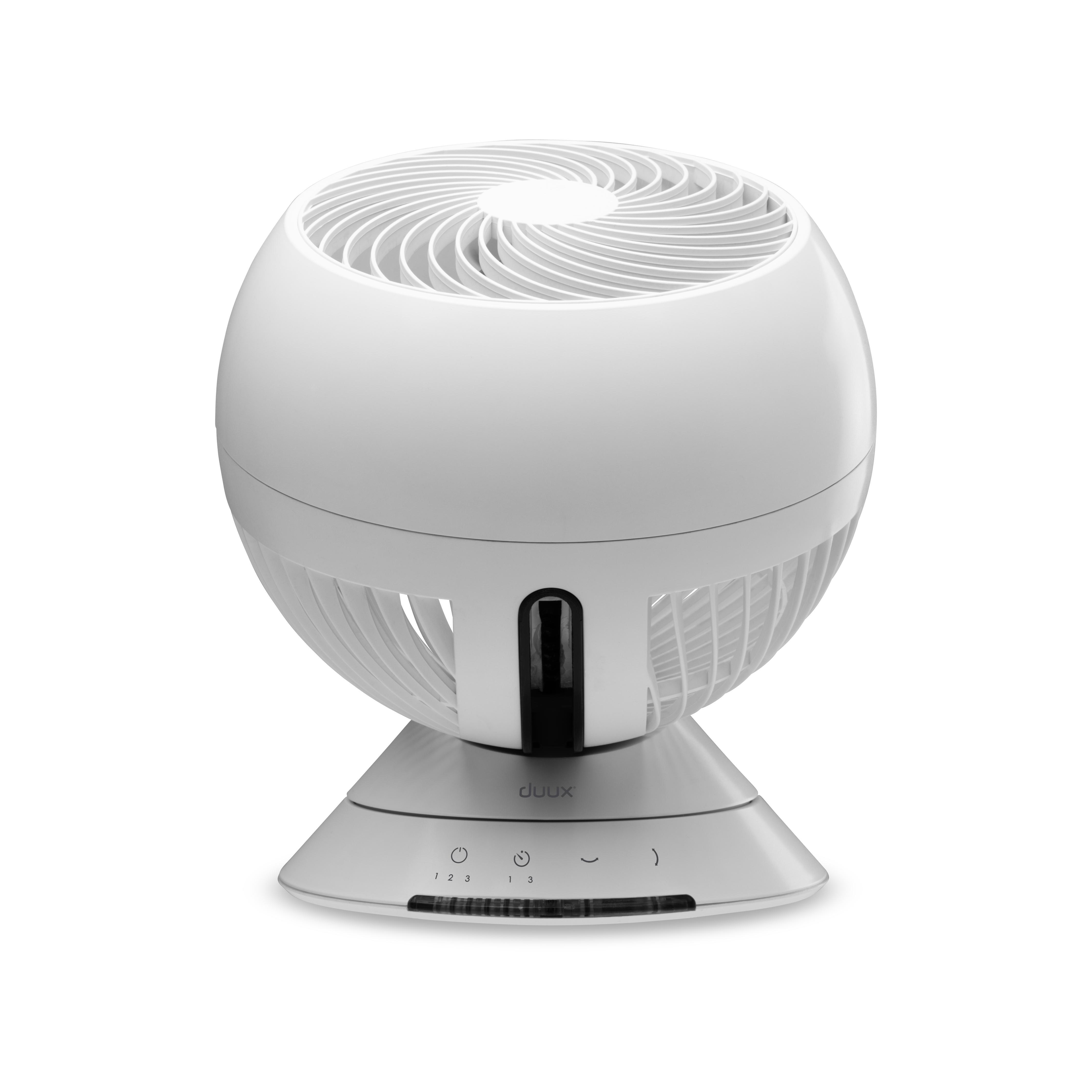 DXCF08 Globe DUUX Fan (23 Weiß Watt) Table Tischventilator