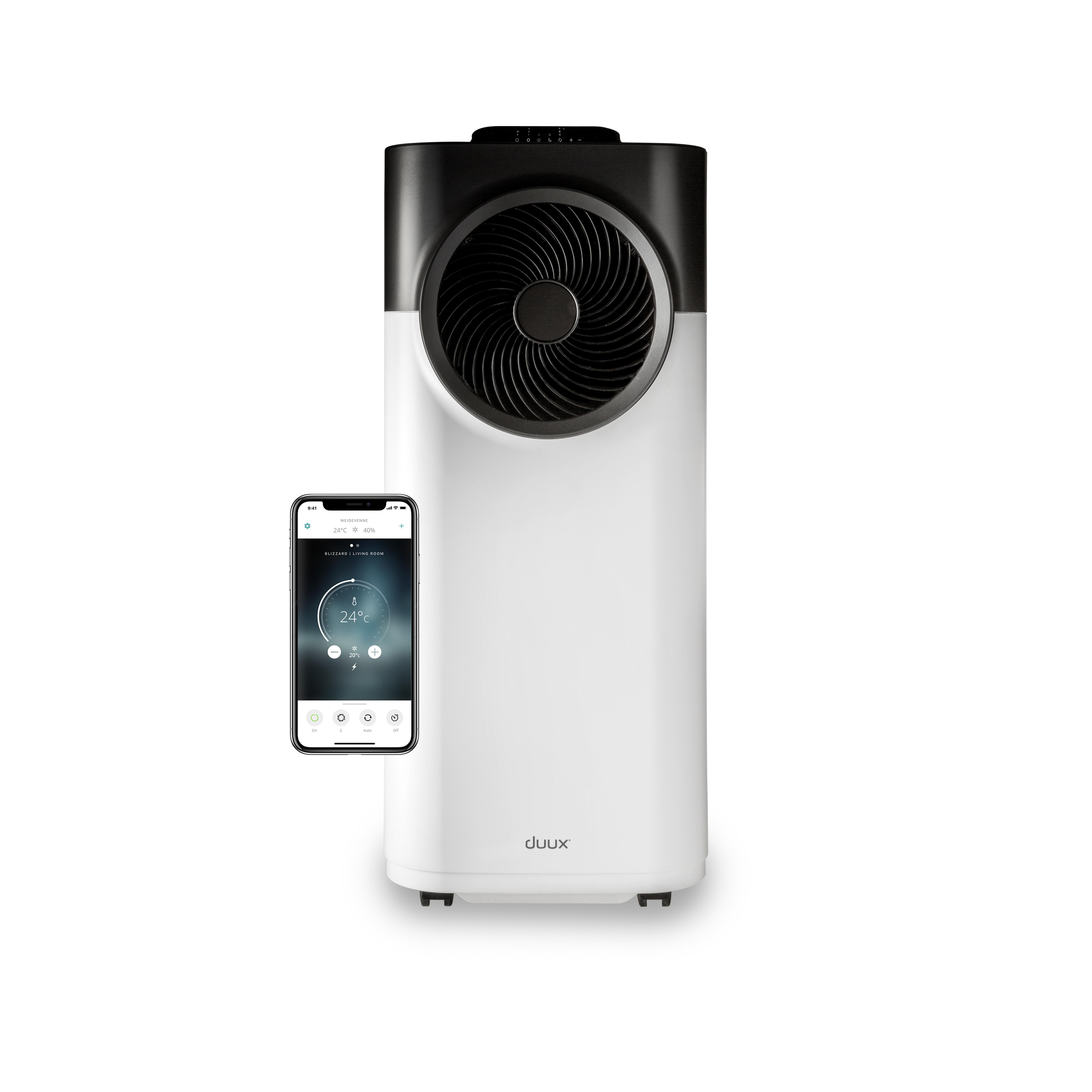 DUUX DXMA05 m², Raumgröße: A) Klimagerät 28 Weiß Smart Blizzard (Max. EEK