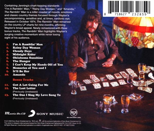 Waylon Jennings - Ramblin' man  - (CD)