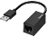 HAMA Adaptateur réseau USB - Ethernet Noir (200324)