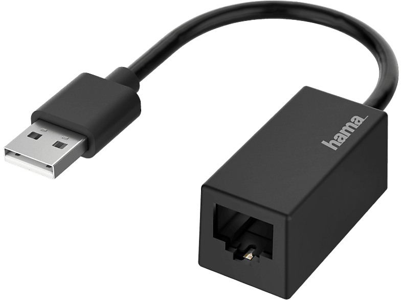 Hama Ethernet Adapter Usb - Zwart (200324)