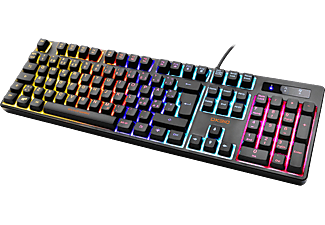 DELTACO GAMING DK310 RGB Gamingtangentbord, Outemu Red brytare, fullsize, Nordisk Layout, svart