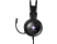 DELTACO GAMING headset, 50mm element, LED, funkar med Xbox och Playstation, svart
