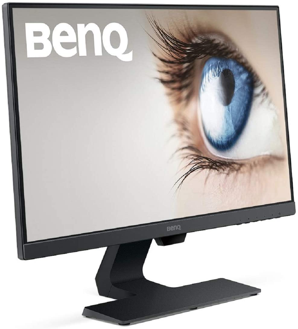 BENQ Monitor GW2480, 23.8 Zoll, FHD, 5ms, IPS, 250cd, Lautsprecher, Schwarz (9H.LGDLA.TBE) 23,8 Zoll Monitor, Full-HD, 5 ms Reaktionszeit, 250 cd/m², 60 Hz, Schwarz
