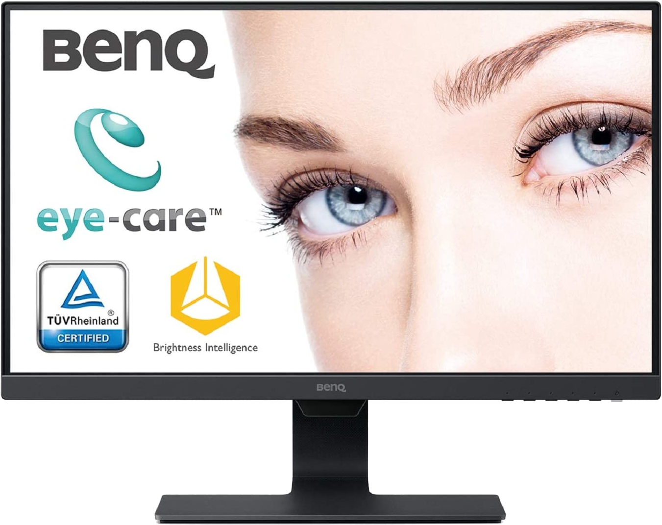 BENQ Monitor GW2480, 23.8 Zoll, FHD, 5ms, IPS, 250cd, Lautsprecher, Schwarz (9H.LGDLA.TBE) 23,8 Zoll Monitor, Full-HD, 5 ms Reaktionszeit, 250 cd/m², 60 Hz, Schwarz