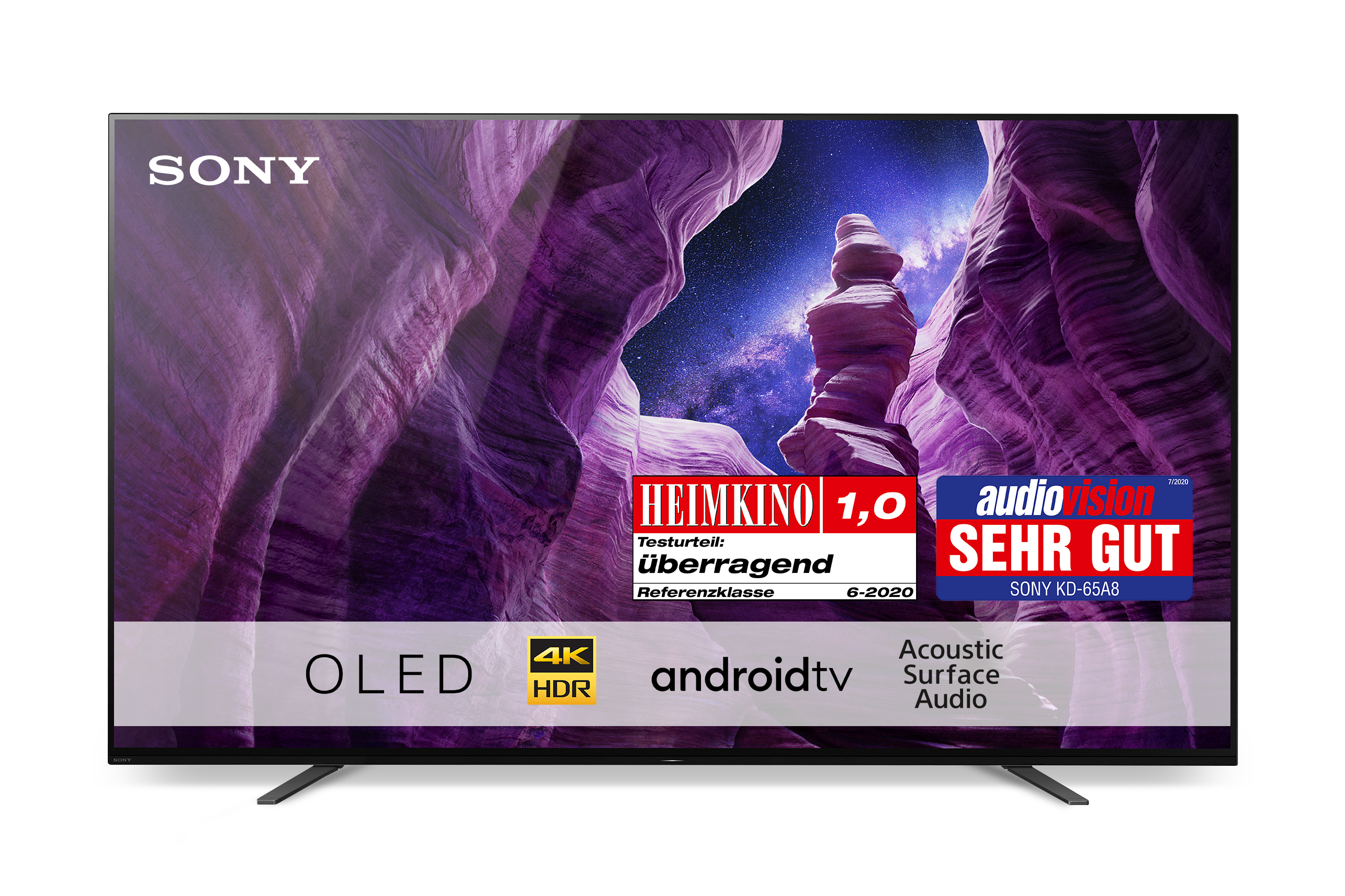 SONY KD-65A8 OLED Fernseher 65 Zoll 4K UHD Android Smart TV