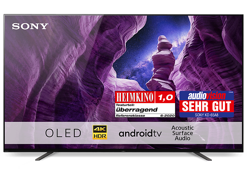 SONY KD-65A8 OLED Fernseher 65 Zoll 4K UHD Android Smart TV | MediaMarkt