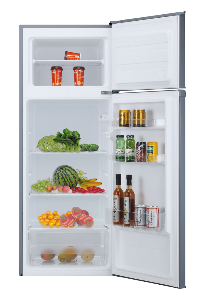 Frigorífico dos puertas - Candy CMDDS 5142XN, 204l, Cíclico, 143cm, Puertas reversibles, LED, Inox