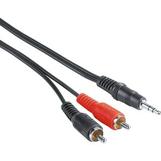HAMA Câble audio 3.5 mm Jack 2RCA 2 m (205106)