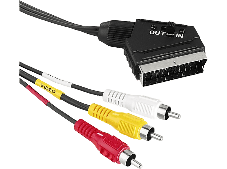Hama Videokabel RCA Scart 1.5 m