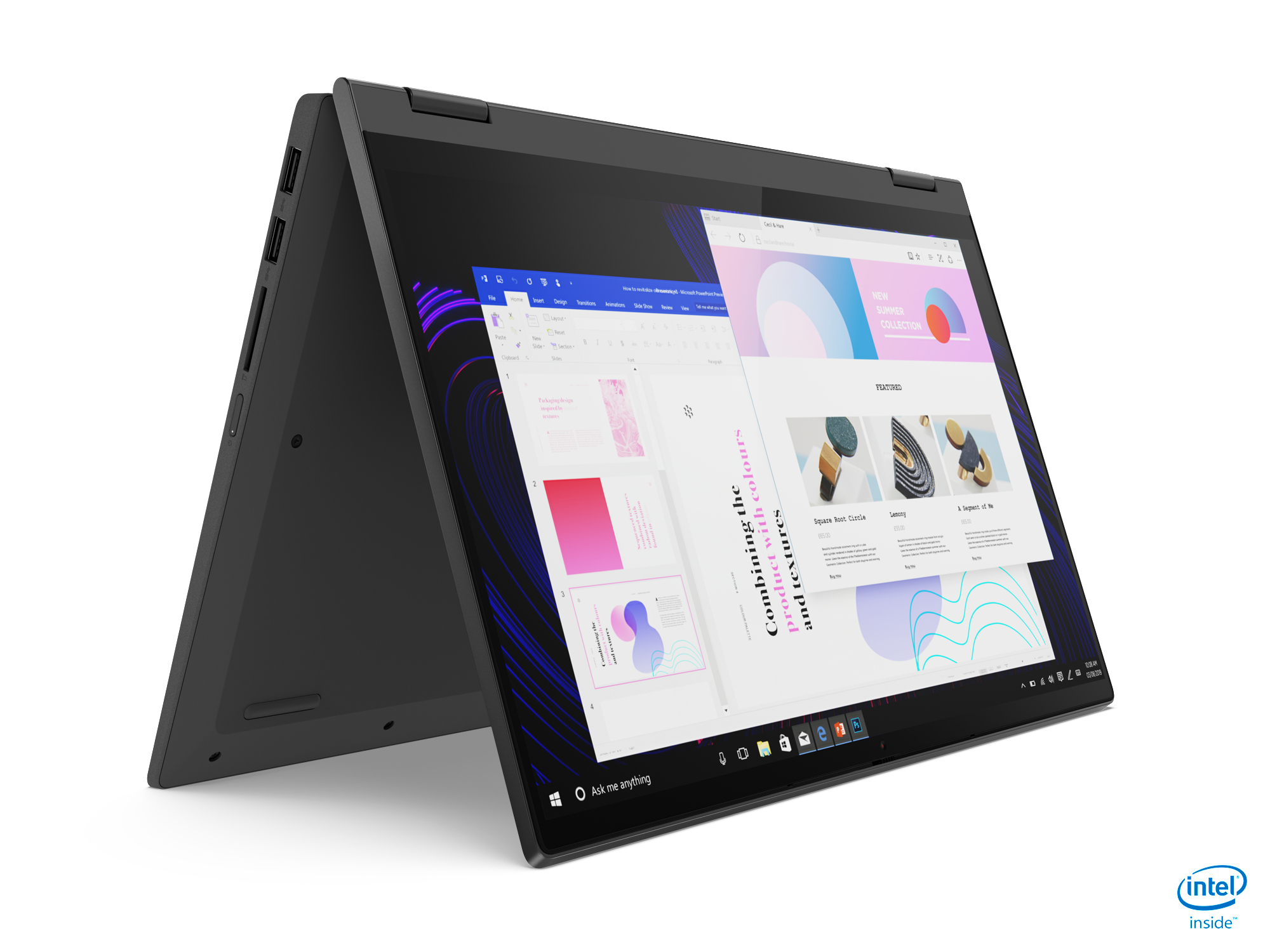 LENOVO IdeaPad Flex 5i, Convertible GB GB Core™ UHD 14 Prozessor, Graphitgrau Zoll Intel Display, RAM, 256 mit 8 Intel® i3 Grafik, SSD