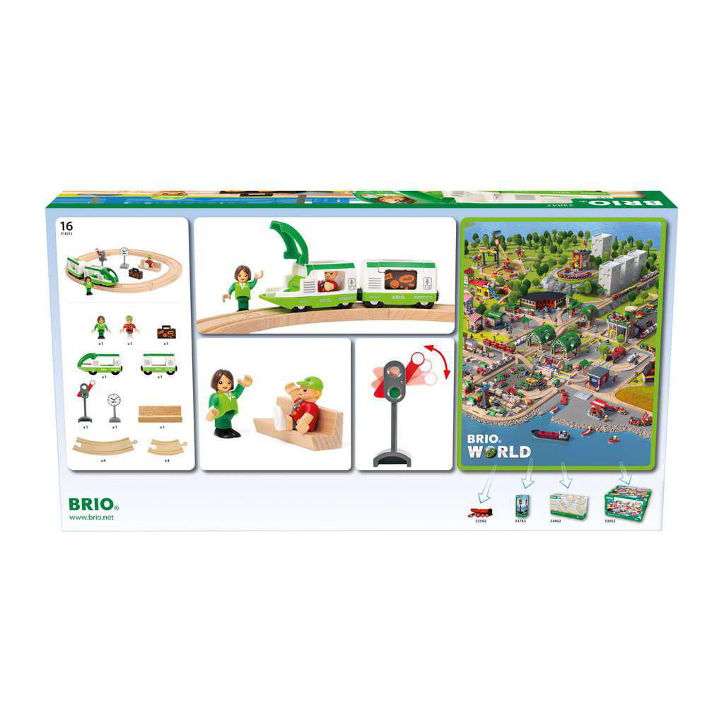 BRIO Starter Set Reisezug Eisenbahn Mehrfarbig