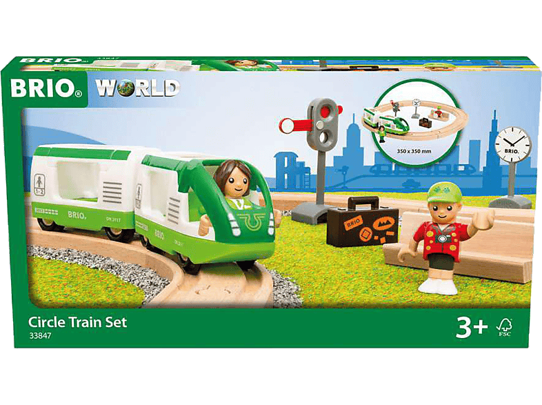 BRIO Starter Set Reisezug Eisenbahn Mehrfarbig Lernspiele für