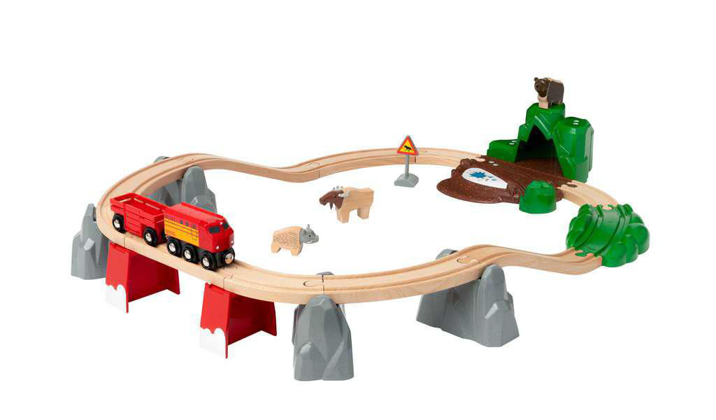 BRIO Nordische Waldtiere Set Eisenbahn Mehrfarbig