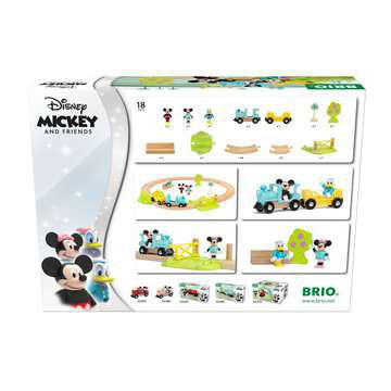 BRIO Micky Maus Eisenbahn-Set Eisenbahn Mehrfarbig