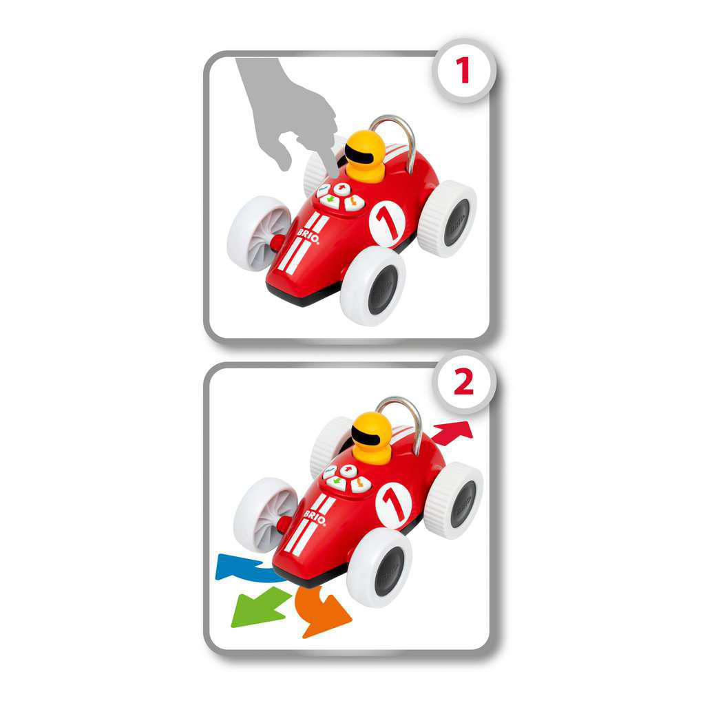 BRIO Play & Learn Rennwagen Spielzeugauto Mehrfarbig